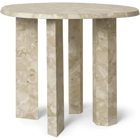 Ferm Living Taula Sidebord i Sand - Ø54,4 cm