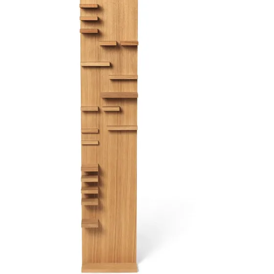 Ferm Living Parade væghylde 140 cm i olieret eg
