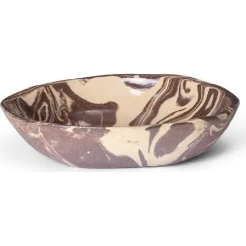 Ferm Living Ryu Skål 20 cm Sand/Brun