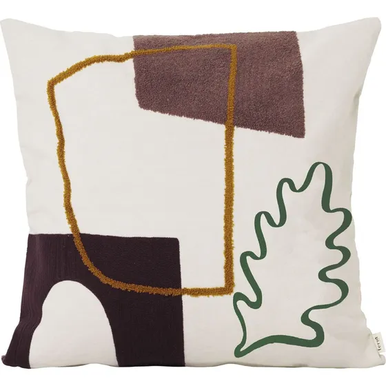 Ferm Living Mirage Pude Leaf 50x50 cm