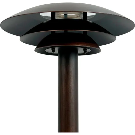 Dyberg Larsen DL25 Vejlampe i kobberfarvet stål, IP44