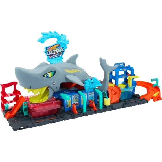 Hot Wheels Ultra Shark Bilvask - inkl. Color Reveal-bil