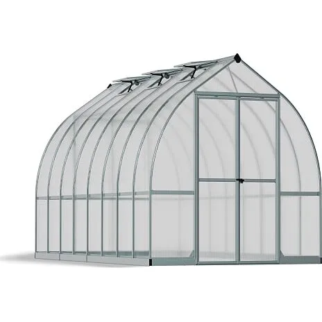 Canopia by Palram Bella drivhus 12 m², sølv, 6 mm poly