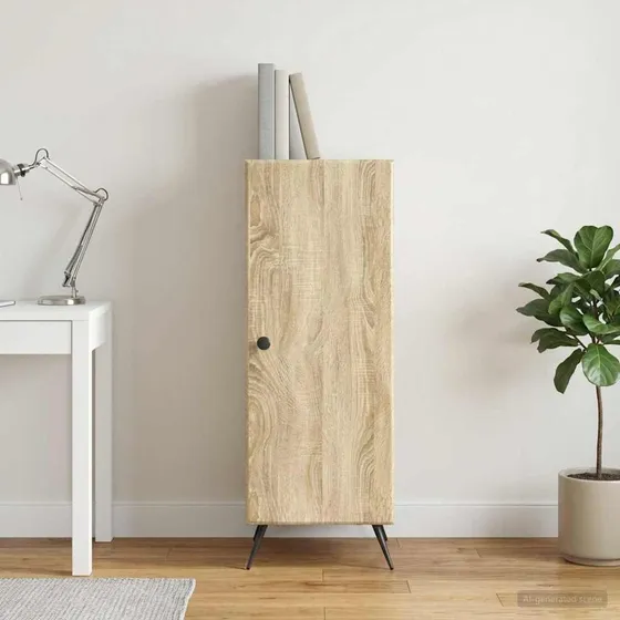 vidaXL Sideboard Sonoma-eg 33 x 34,5 x 90 cm