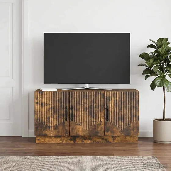 vidaXL TV-skab i røget eg, 99 x 34,5 x 47 cm
