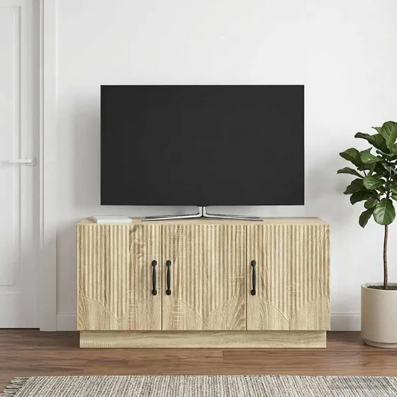 vidaXL TV-skab Sonoma-eg 99 x 34,5 x 47 cm