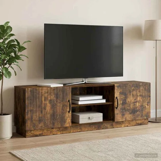 vidaXL TV-skab i røget eg, 150 x 31 x 47 cm
