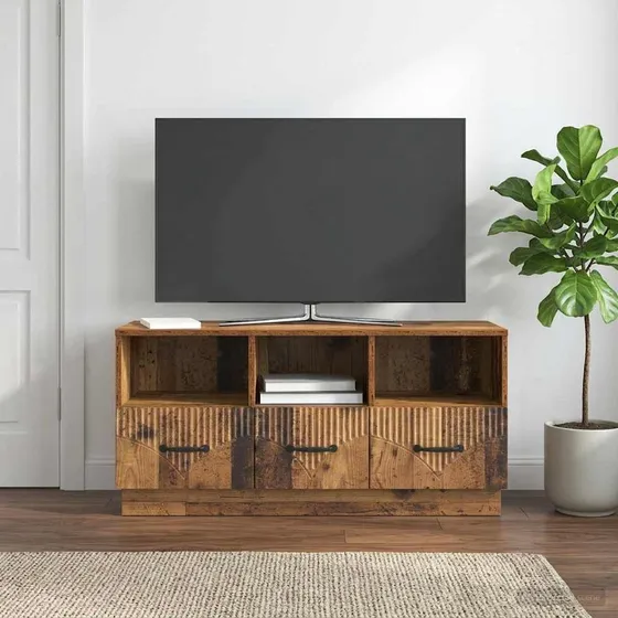 vidaXL TV-skab i gammelt træ, 102 x 34,5 x 47 cm