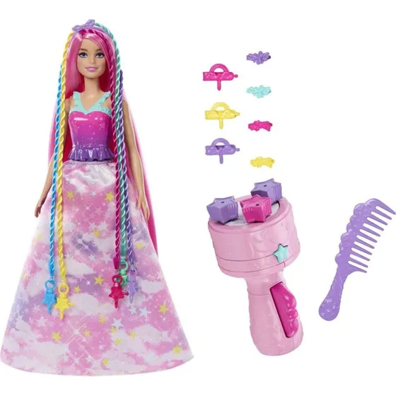 Barbie Dreamtopia Twist 'n Style - Dukke med tilbehør