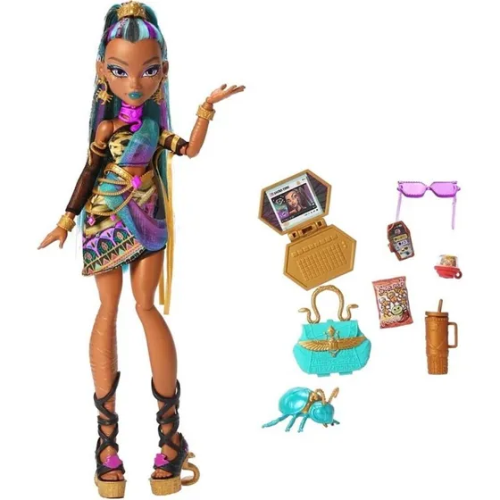 Monster High Nefera de Nile dukke - egyptisk mumie
