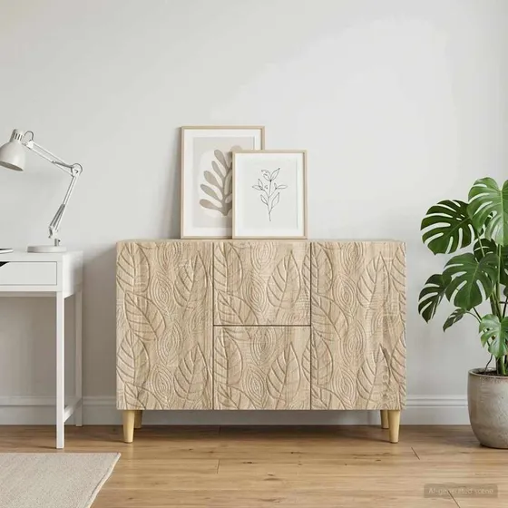 vidaXL Sideboard Sonoma-eg, 89 x 34,5 x 60 cm