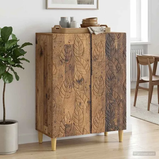 vidaXL Sideboard Gammelt træ 66 x 34,5 x 90 cm