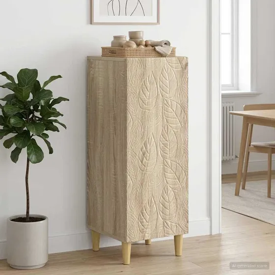 vidaXL Sideboard Sonoma-eg 33 x 34,5 x 90 cm