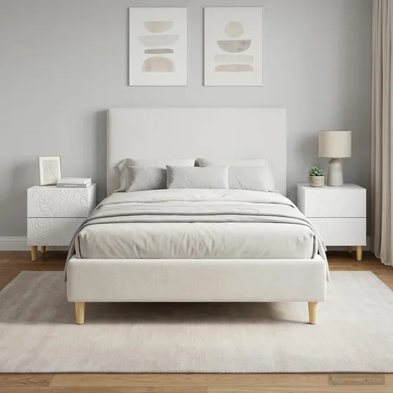 vidaXL Sengebord 2 stk. Hvid 43 x 34,5 x 48 cm