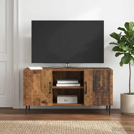 vidaXL TV-skab i gammelt træ, 102 x 34,5 x 50 cm
