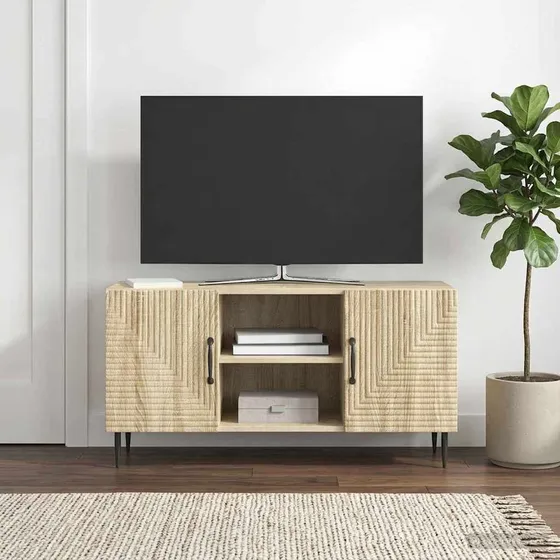 vidaXL TV-skab Sonoma-eg 102 x 34,5 x 50 cm