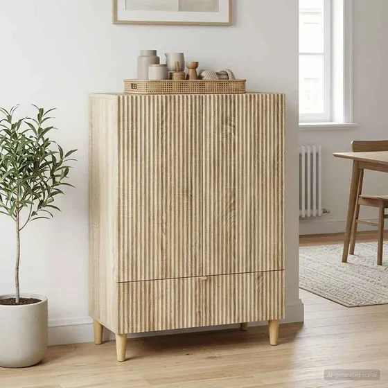 vidaXL Sideboard Sonoma-eg 66 x 34,5 x 95 cm