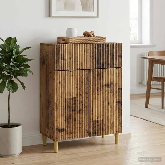 vidaXL Sideboard Gammelt træ 66 x 34,5 x 90 cm