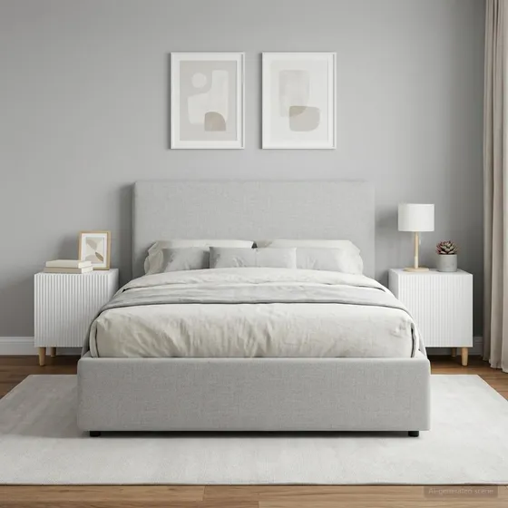 vidaXL Natskab 2 stk. Hvid 43 x 34,5 x 50 cm
