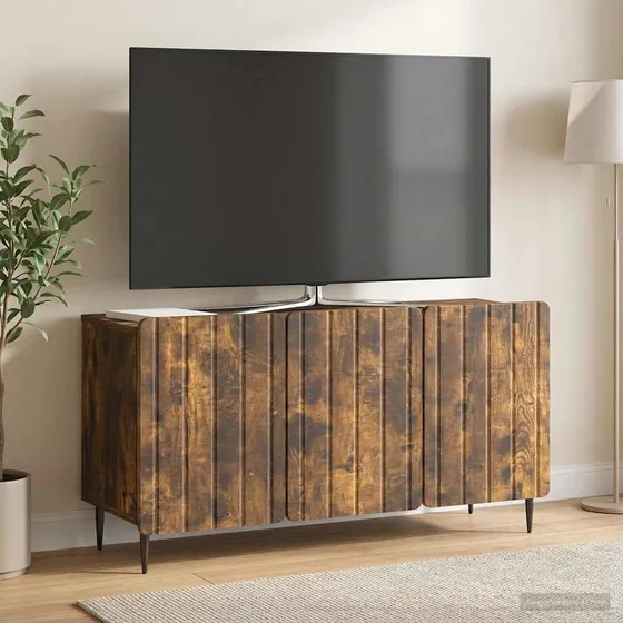 vidaXL TV-skab 99 x 34,5 x 52 cm i røget eg