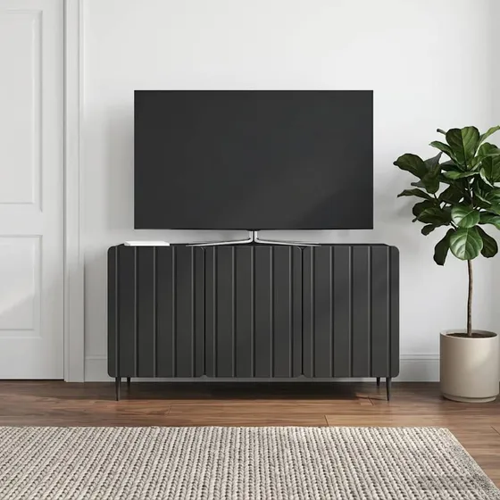 vidaXL TV-skab 99 x 34,5 x 52 cm Sort