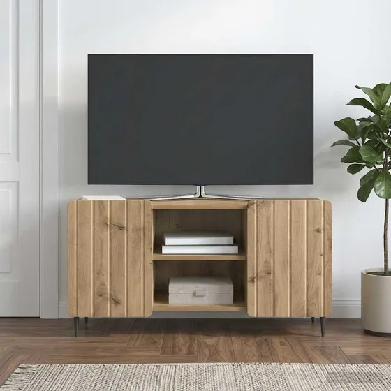 vidaXL TV-skab i Artisan-eg, 102 x 34,5 x 52 cm