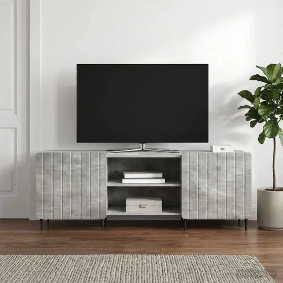 vidaXL TV-skab Betongrå 150 x 31 x 52 cm