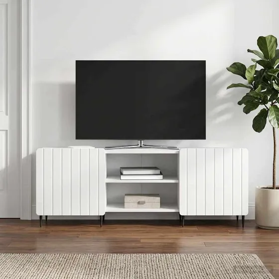 vidaXL TV-skab Hvid 150 x 31 x 52 cm i konstrueret træ