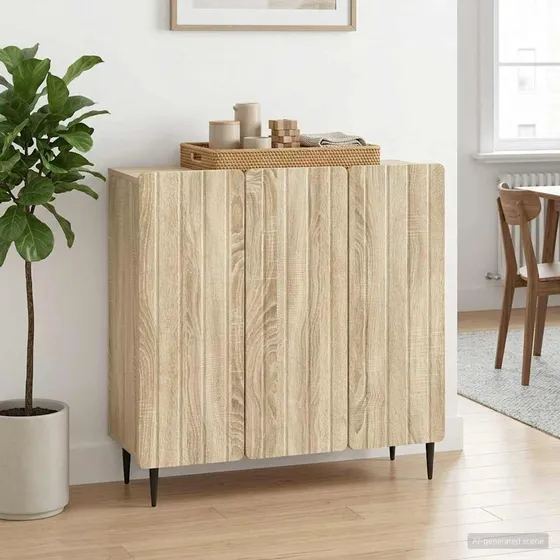 vidaXL Sideboard Sonoma-eg 89 x 34,5 x 82 cm