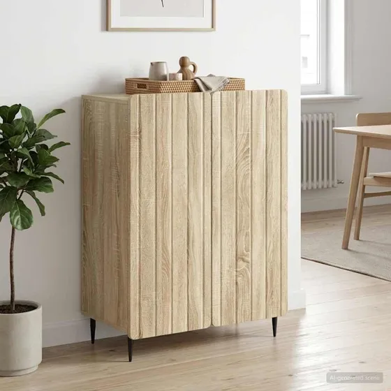 vidaXL Sideboard Sonoma-eg 66 x 34,5 x 92 cm