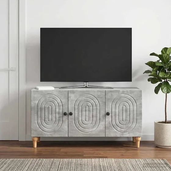 vidaXL TV-skab 99 x 34,5 x 50 cm i betongrå