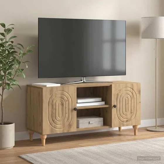 vidaXL TV-skab i Artisan-eg 102 x 34,5 x 50 cm