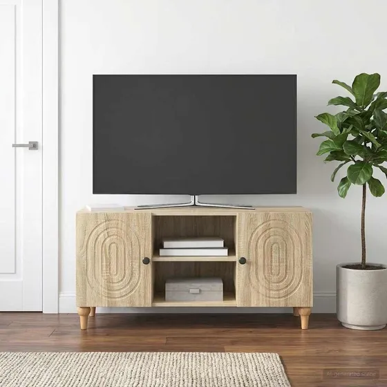 vidaXL TV-skab Sonoma-eg 102 x 34,5 x 50 cm
