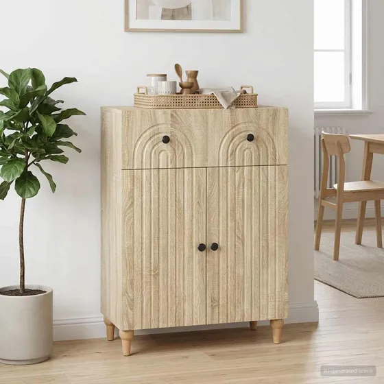vidaXL Sideboard Sonoma-eg 66 x 34,5 x 90 cm