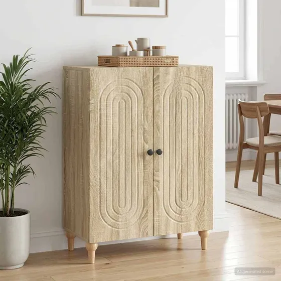 vidaXL Sideboard Sonoma-eg 66 x 34,5 x 90 cm