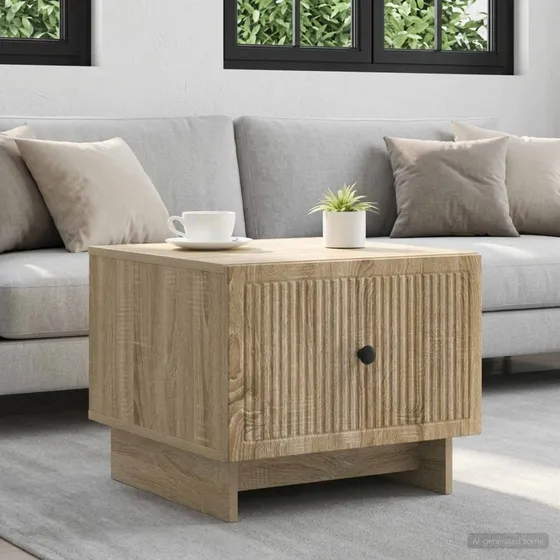 vidaXL Sofabord Sonoma-eg 49 x 50 x 40 cm