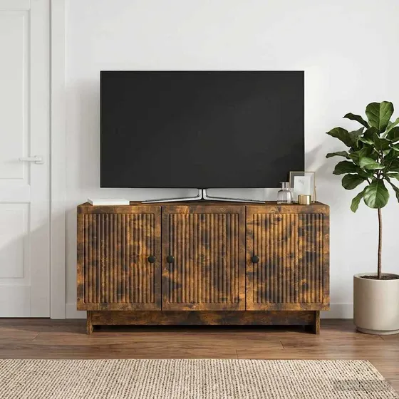 vidaXL TV-skab i røget eg, 99 x 34,5 x 50 cm