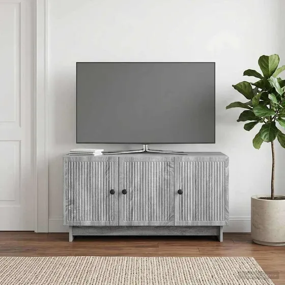 vidaXL TV-skab 99 x 34,5 x 50 cm Grå Sonoma-eg