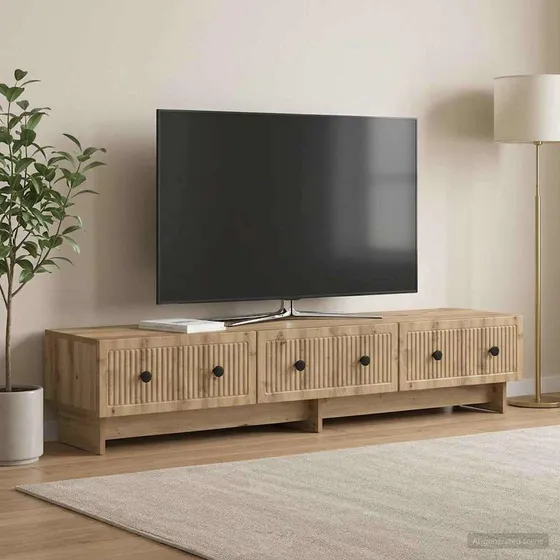 vidaXL TV-skab i Artisan-eg 147 x 34,5 x 30 cm
