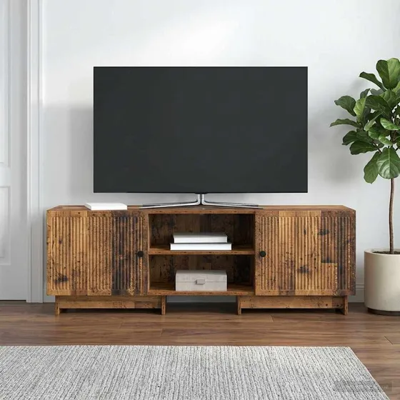 vidaXL TV-skab 150x31x50 cm i gammelt træ