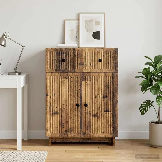 vidaXL Sideboard Gammelt træ 66 x 34,5 x 90 cm