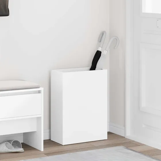 vidaXL Paraplystativ Hvid 40 x 20 x 55,5 cm i Konstrueret Træ