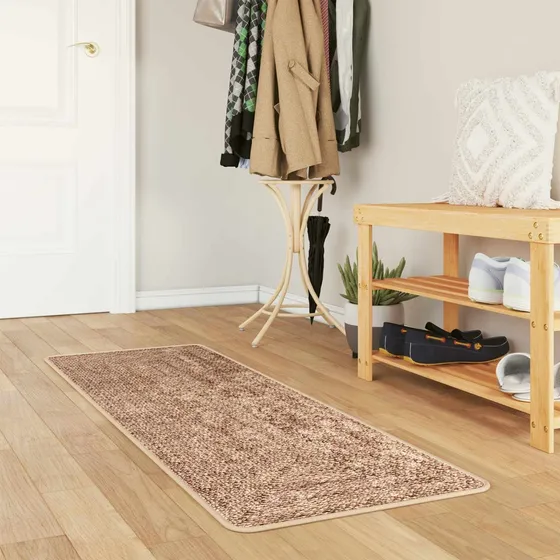 vidaXL MARSA Løber Tæppe Brun 50 x 200 cm