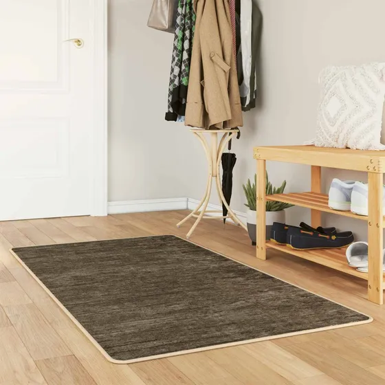 vidaXL Tæppe Runner MARSA Skovgrøn 100 x 150 cm