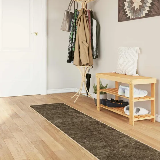 vidaXL Tæppe Runner MARSA Skovgrøn 50 x 400 cm