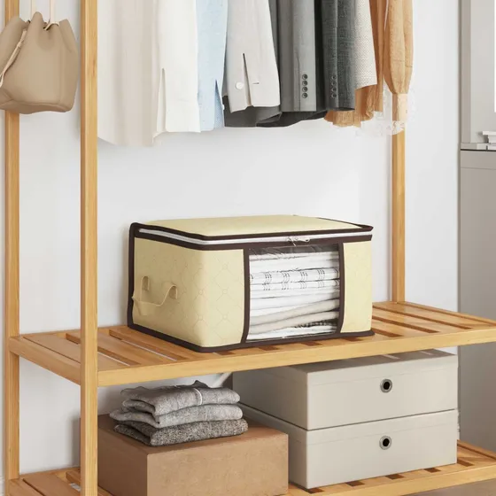 vidaXL Opbevaringskasse med gennemsigtig side 6 stk. 37,5 L