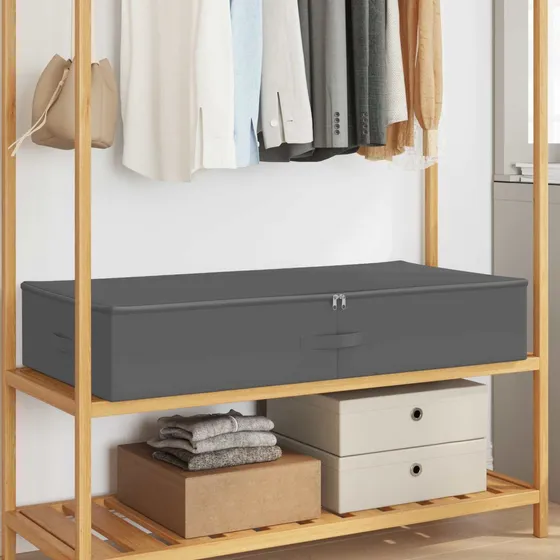 vidaXL Opbevaringskasse 6 stk. Antracit 100x50x18 cm 90L