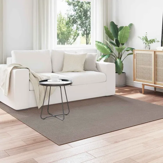 vidaXL LUGO Tæppe Creme & Taupe 200 x 200 cm