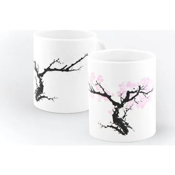 Kikkerland Morph Mug Cherry Blossom – Farveskiftende krus 325 ml