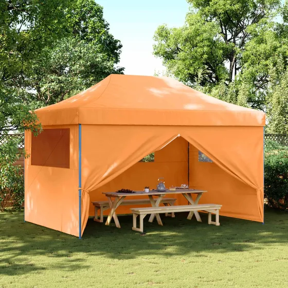 vidaXL Partytelt 292 x 440 x 315 cm Orange Oxford stof